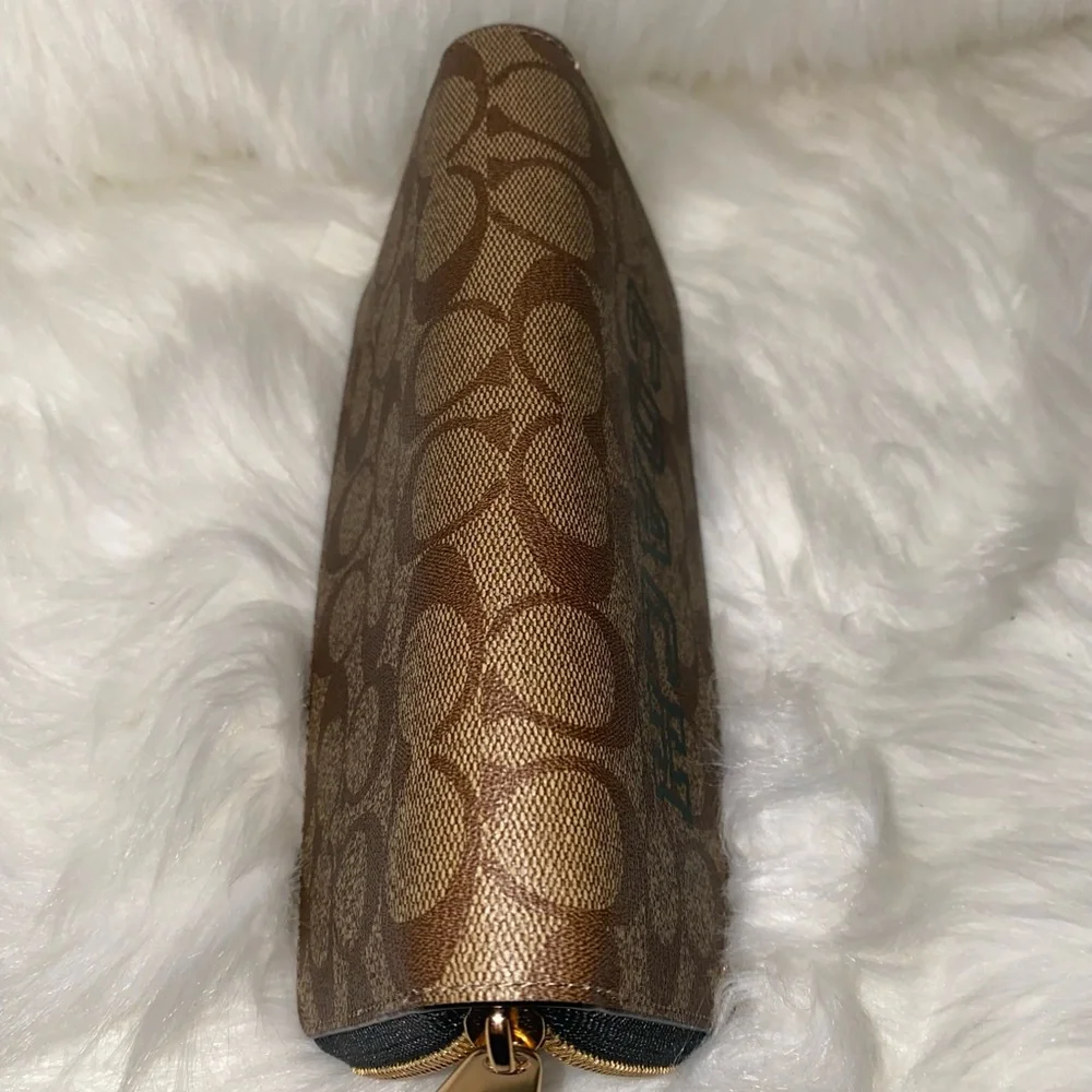 Coach large accordion wallet New